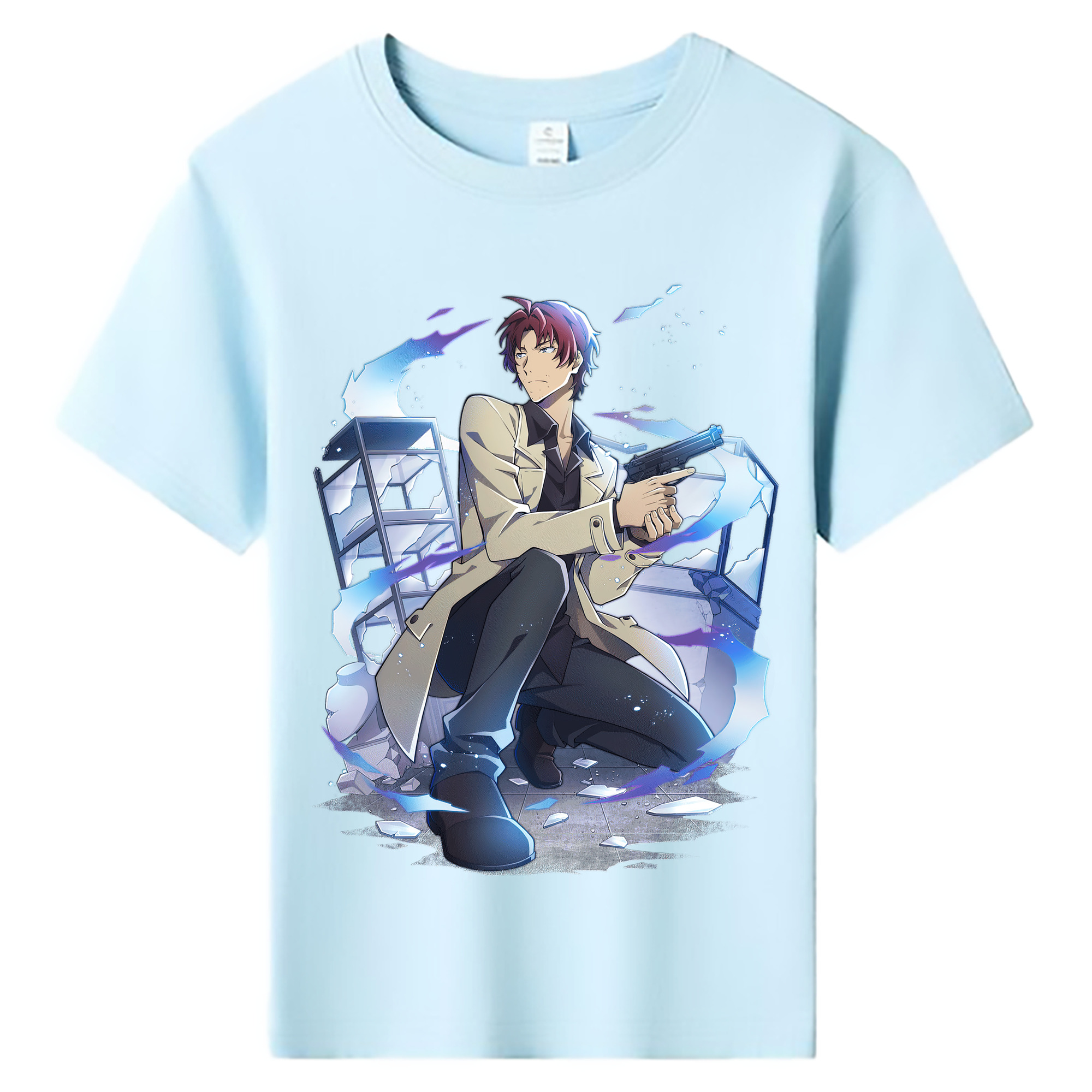 （画像用） 文豪ストレイドッグス Bungo Stray Dogs 綿100％キッズTシャツ（フロントプリント）